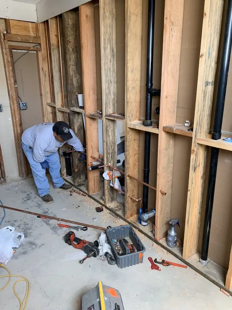 Commercial rough-in plumbing for Gas Line Repair in Lake View